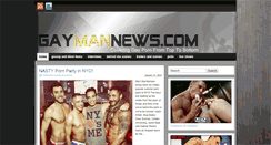 Desktop Screenshot of gaymannews.com