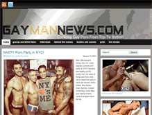 Tablet Screenshot of gaymannews.com